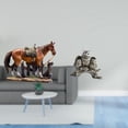 thumbnail image 2 of Majestuosa Escultura Equina De Resina, Ideal Para Decorar El Escritorio De La Oficina En Casa O La Sala De Estar. Colección Para Amantes De Los Animales. Pieza De Arte Moderno., 2 of 8