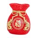 thumbnail image 5 of Estatua decorativa de jarrón con bolsa de bendición Feng Shui de Año Nuevo Chino ligera Rojo Macarena Cesta china, 5 of 8
