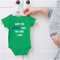 thumbnail image 5 of Ain't No Aunt Like One I Got Funny Romper Boys or Girls Infant Baby Brisco Brands NB, 5 of 6