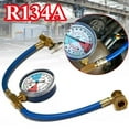 Car Vehicle Air Conditioning Recharge A/C R134A Hose Gas Gauge