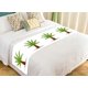thumbnail image 1 of Camino de Cama Palmera Icono Blanco ABPHQTO Ropa de Cama Bufanda Decoración de Cama 50x241 cm, 1 of 1
