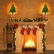 thumbnail image 4 of Árbol de Navidad de cerámica Night Light Brightown, 6 pulgadas, paquete de 2, 4 of 7