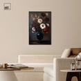thumbnail image 3 of Dark Garden of Red and White I Canvas Gothic Floral Art by Art Remedy, Black Frame, 30" x 45", 3 of 7