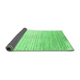 thumbnail image 2 of Ahgly Company Indoor Square Abstract Emerald Green Contemporary Area Rugs, 3' Square, 2 of 4