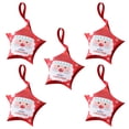 thumbnail image 1 of WIFKLSIIPG 5PCS Christmas Cookie Boxes, Small Holiday Christmas Candy Treat Boxes, Gift Giving Containers with Ribbons, 1 of 1