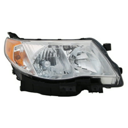 Subaru Forester Headlight Replacement 2009-2013 Subaru Forester Aftermarket Passenger Side Front Head Lamp Assembly 84001SC061-V ()