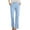 #3-Blue, variant on TrdSipl Long Cotton Linen Pants Women Loose Fit Elastic Waist Trousers Trendy Breathable Straight Leg Summer Pants with Pockets Khaki 2XL