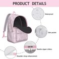 thumbnail image 5 of Fashion Butterfly Pattern Canvas Bookbag – Large Capacity Vintage Backpack with Durable Oxford Material and Anti-theft Features for Female Professionals, Travelers, and Students, 5 of 5