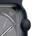 thumbnail image 2 of Restored Apple Watch Series 8 GPS 45mm Midnight Aluminum Case with Midnight Sport Band - M/L. Fitness Tracker, Blood Oxygen & ECG Apps, Always-On Retina Display, 2 of 3