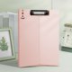 thumbnail image 1 of Pizarra Vertical A4 con Pinza para Notas, Bloc de Notas Multifuncional, Carpeta de Archivos | Portapapeles de Plástico Rosa | 32 X 23,3 Cm | Clip para Guardar Papel de Prueba | 160 G | Material de Of, 1 of 6