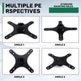 thumbnail image 4 of Adjustable Portable Monitors Bracket Plate Supports 17mm Head 75x75mm 100x100mm Wall Mount Arm Mount Stand, 4 of 8