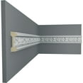 thumbnail image 5 of Ekena Millwork 1 7/8"H x 5/8"P x 94 1/2"L, (2 5/8" Repeat), Flower Chair Rail (12-Pack), 5 of 6