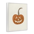 thumbnail image 2 of Stupell Industries Contemporary Happy Jack-o-Lantern Smile White Framed Giclee Art, 11 x 14, by Taylor Shannon Designs, 2 of 7
