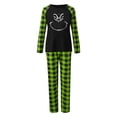 thumbnail image 3 of Conjuntos de pijamas navideños familiares a juego Grinch 2024, pijama de Grinch con parte superior y pantalones de pijama a cuadros, pijama de Grinch para niños y adultos para la familia, Mujer XXXL, 3 of 5