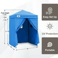 thumbnail image 3 of EAGLE PEAK Flex Ultra Compact 5x5 Pop-up Changing Room Canopy, Portable Privacy Cabana for Pool, Fashion Photoshoots, or Camping (Light Blue), 3 of 9