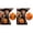 A,B, variant on Halloween Candy Bucket, Pumpkin Cauldron Bowl with Lid and Handles, Trick or Treat Candy Holder for Kids, Party Favor Container, Festive Home Decoration for Halloween Celebrations, 5.91"