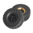 thumbnail image 5 of 4pcs 1.0 Brass Wheel Hub for 1/18 TRX4M SCX24 RC Car Upgrade Parts, 5 of 5