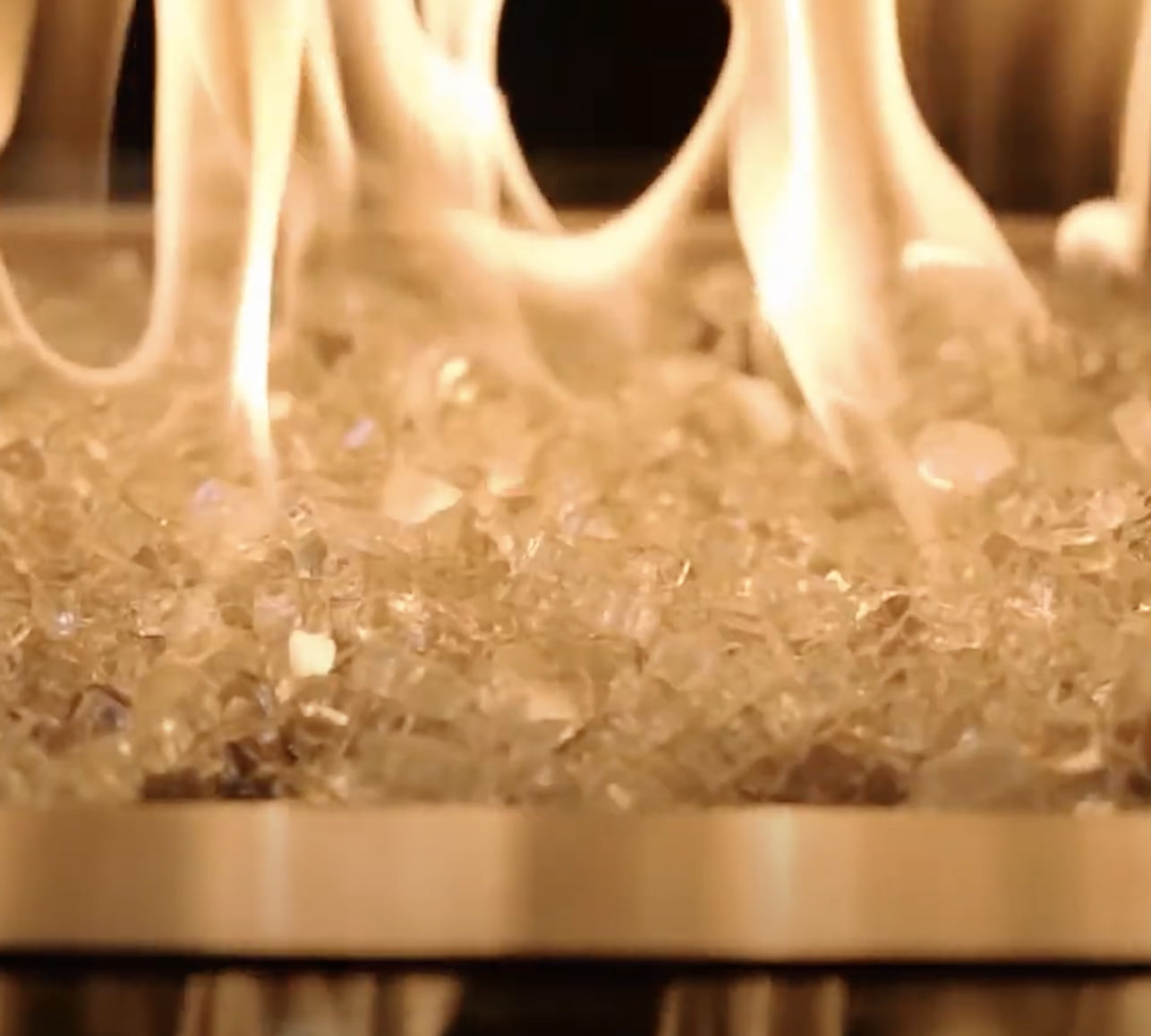 Platinum Moonlight Reflective Tempered Fire Glass 1 4 10 Lb Jar By Celestial Fire Glass
