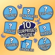 Disney Stitch Jumbo Mystery Capsule, 10 Surprises Inside, Collectible Figures and Plush, Blind Box, Toy for Fans, Boys, Girls, Kids Ages 3 and up