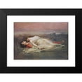 thumbnail image 2 of Rogelio De Egusquiza 24x17 Black Modern Framed Museum Art Print Titled - Tristan and Isolde (Death) (1910), 2 of 5