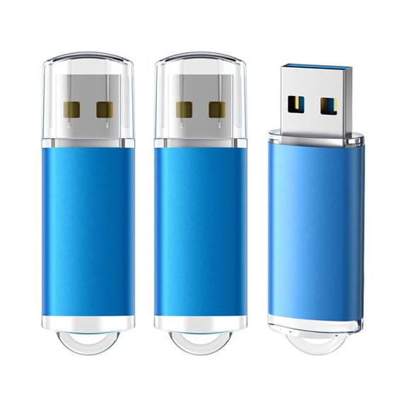 TOPESEL 64GB USB 3.0 Flash Drive 3Pack Memory Stick Thumb Drive Pen Drive U Disk