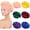 Mix Colors, variant on 6 Pack Colors Satin Lined Silky Sleeping Bonnets Shower Caps Curly Long Hair Protector Night Large Waterproof Adjustable Wide Brim Band Sleep Hats Hair Wraps for Women Men Girls (Neutral Colors)