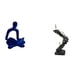 thumbnail image 1 of Escultura De Figura De Pensador Humano Abstracto, Estatua De Resina, Colección Artesanal Versátil Para Oficina, Bar, Boda, Estantería, Escritorio, Mesa, Adorno Decorativo., 1 of 8