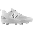 thumbnail image 3 of New Balance Men's Fresh Foam 3000v6 Low Molded Baseball Cleats Grey/White 8.5, 3 of 6