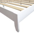 thumbnail image 4 of TMS Match Full Size Transitional Platform Bed, Solid Pine Wood, White Finish, 4 of 7