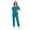 Lake blue, variant on VIAOLI Scrubs Sets for Women - Stretch V-Neck Top & Drawstring Pants Medical Uniform, 10 Colors