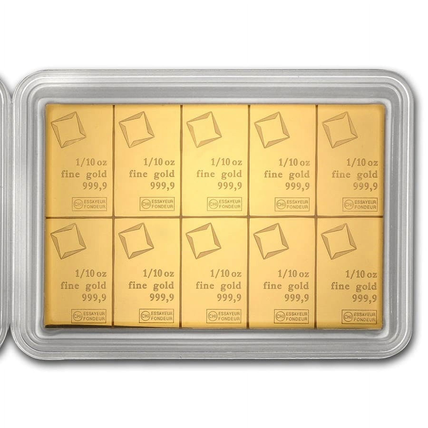 10x 1/10 oz Gold CombiBaräó - (In Assay)