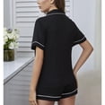 thumbnail image 4 of Conjunto De Pijama De Pieza De Verano,Pijamas De Manga Corta para Mujer Conjunto De Pijamas De Manga Corta Pijamas De Manga Corta para Mujer Salida De Alta Intensidad, 4 of 7