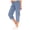Light Blue#2, variant on LEBONYARD Capri Yoga Sweatpants for Women,Womens Shorts with Pockets Loose Casual Dressy Lightweight Ladies Baggy Cargo Shorts Pants for Hiking Black S