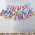 thumbnail image 4 of Globos de feliz cumpleaños, globos de papel de aluminio para decoraciones y suministros de fiesta de cumpleaños, 4 of 5