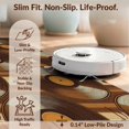 thumbnail image 6 of Design&I 6'x9' Washable Area Rug Record Abstract Vinyl Disc Horizontal Stripes Musical Theme Music for Dining Room, Under Table, Office, Snag-Free, 6 of 7