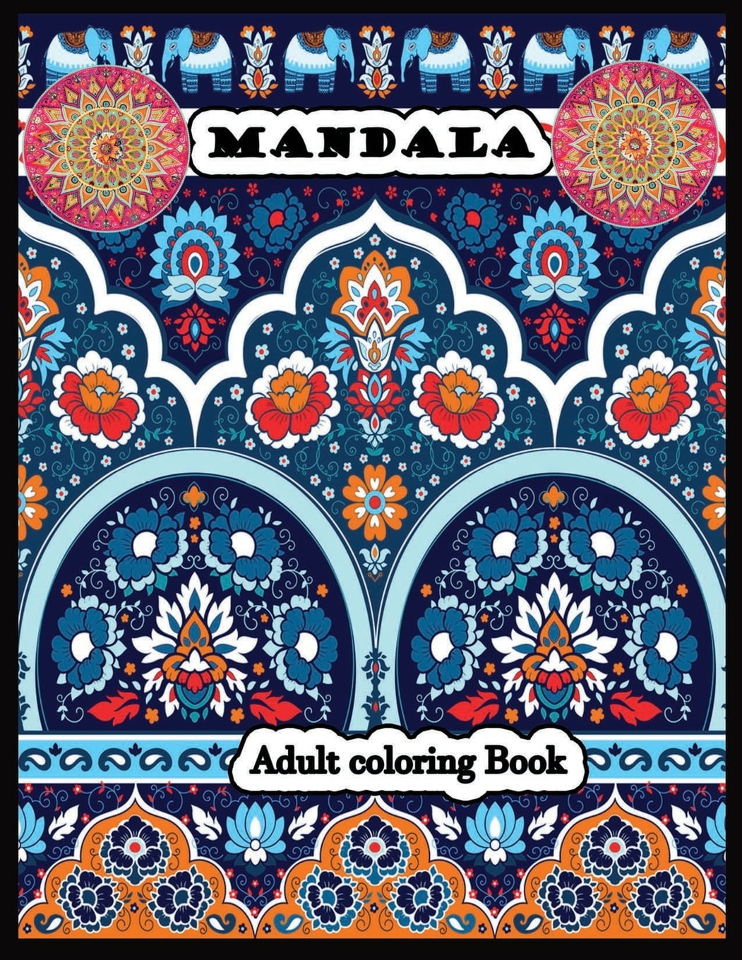 Download Mandala Adult Coloring Book (Paperback) - Walmart.com ...