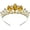 3.Yellow+Silver (Belle), variant on Princess Tiaras for Little Girls, Kids Dress-up Crown Headband, Birthday Wedding Halloween Cosplay Hair Accessories