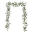 thumbnail image 3 of 9 ft Snowy Lambs Ear and White Holly Berry Garland, Christmas Decoration, Artificial Indoor Mantel Display Tabletop Home Décor - by Seasonal LLC, 3 of 4