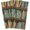thumbnail image 2 of Coolnut 4 Pack Library Book Shelf Kitchen Towels Highly Absorbent, Super Soft Dishcloths 18 x 28 Inches Reusable Quick Drying Tea Towels Set for Home,Kitchen Decor Wash cloth, 2 of 7