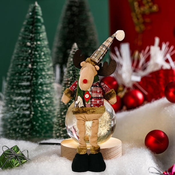 Peluche De Alce Navideño De Felpa – Decoración Suave De 30 Cm Para El Hogar