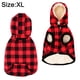 thumbnail image 2 of Ropa con capucha para mascotas Otoño e Invierno ropa para perros de tartán sombrero extraíble suéter para mascotas, 2 of 5