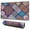 Multicolor Ethnic Mandala, variant on Long Mouse Pads for Desk,Multicolor Ethnic Mandala Pattern Desk Mats on Top Of Desks, Desk Mouse Pad Extra Large with 3mm Non-Slip Base and Stitched Edge for Gaming,Office,Work,Home 47.3"x23.6"