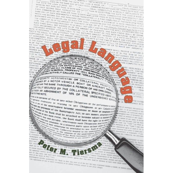 Pre-Owned Legal Language (Paperback) 0226803031 9780226803036