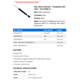 thumbnail image 2 of Rear Shock Absorber - Compatible with 2004 - 2010 BMW X3 2005 2006 2007 2008 2009, 2 of 2
