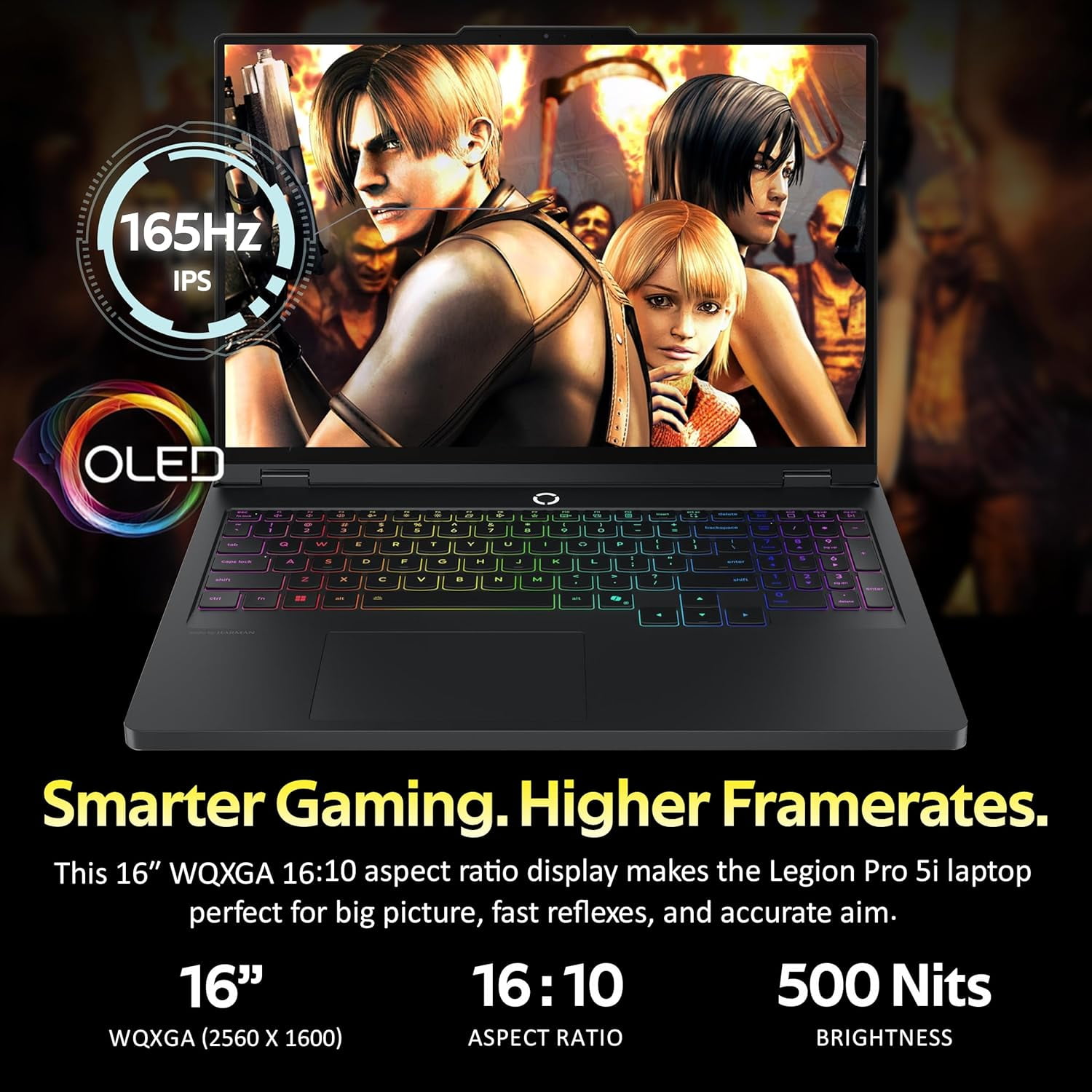 Lenovo Legion Pro 5i 16" WQXGA 165Hz Gaming Laptop, Intel 20-core Ultra 7 255HX (Beats Intel i9-14900HX), GeForce RTX 5070, 64GB DDR5, 2TB SSD, Backlit, Win 11 Pro, Black, 1TB Docking Station