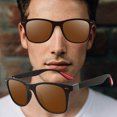 thumbnail image 4 of Gafas de sol polarizadas Gafas de sol redondas Gafas de sol antideslumbrantes para hombres, 4 of 6