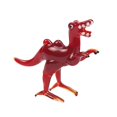 thumbnail image 1 of Dinosaurio de cristal Tiny Art Craft Room Decor Pintado a animales hechas a mano Líneas suaves Modelo de escultura Jurásico Lindo , Rojo shamjiam Escultura de dinosaurio, 1 of 8