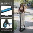 thumbnail image 4 of SANOPY 250W Electric Scooter Adults,20Miles Range & 15.5 Mph, 6.5" Solid Tires,Max Load 220 Lbs,Commuting E Scooter,Black, 4 of 8