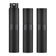 thumbnail image 1 of Botella de aerosol para perfume LISAPACK, atomizador, 8 ml (3 unidades), color negro, 1 of 7