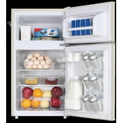 Frigidaire 3.1 Cu. Ft. 2 Door Retro Compact Refrigerator , Built-In Side Bottle Opener, Cream